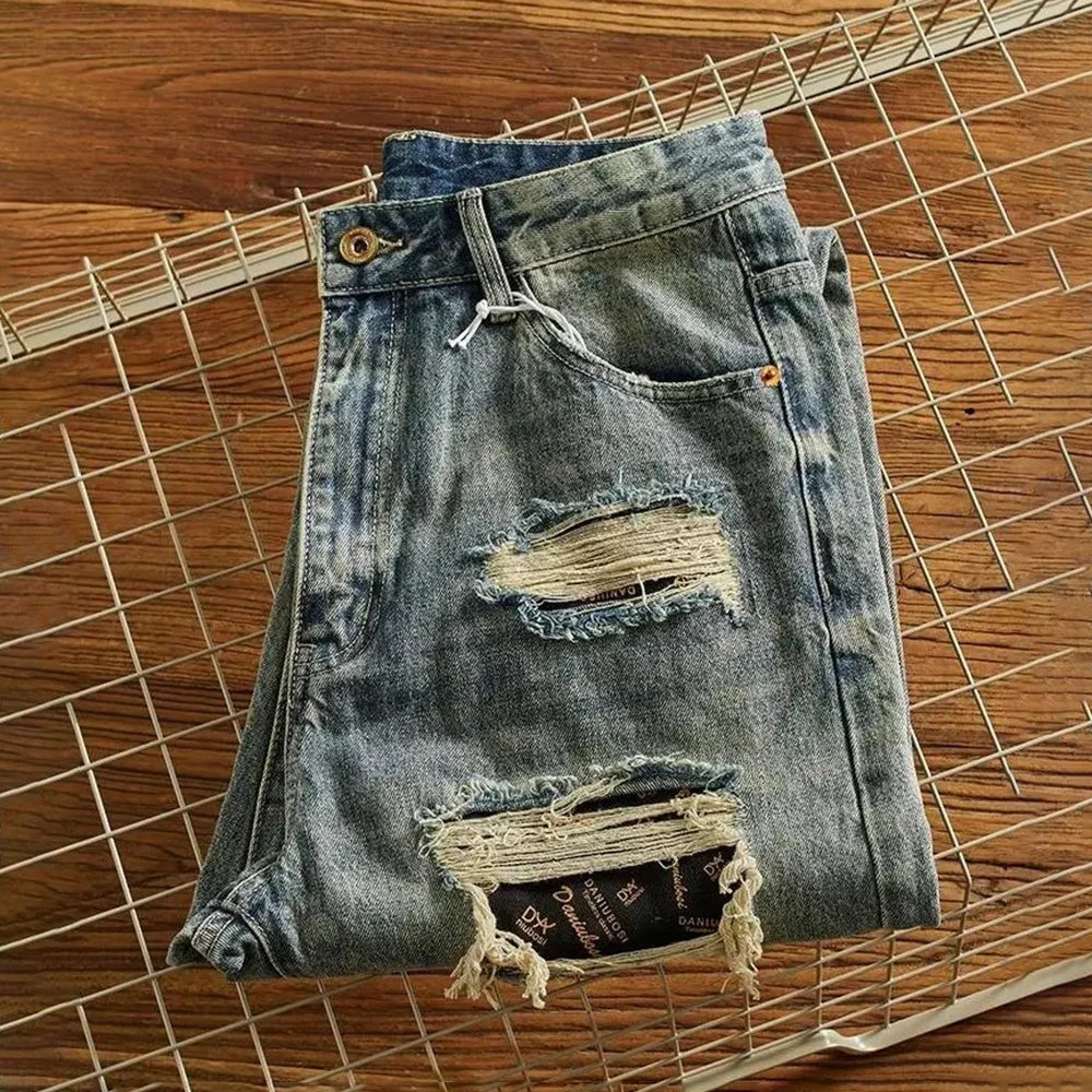 Kingsley® | Ripped Denim Jeans