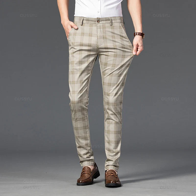 Vernon | Elegant Plaid Pants
