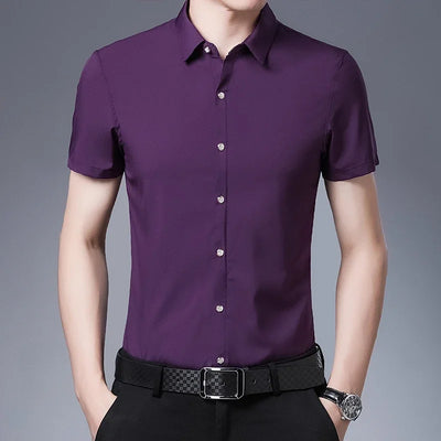Roman | Business Casual Short-Sleeved Shirt