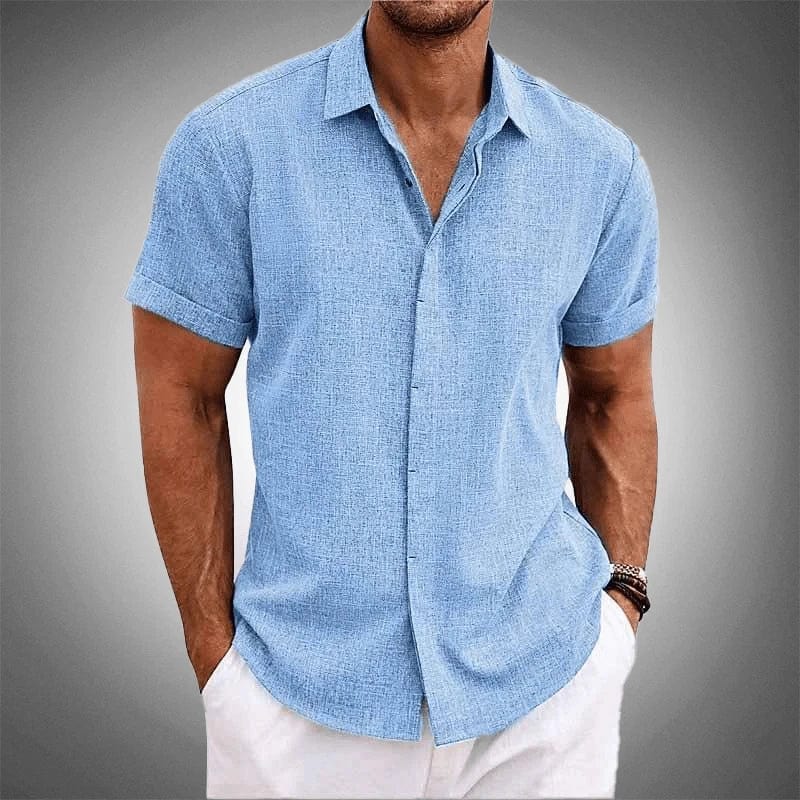 Kallan® | Short Sleeve Linen Shirt