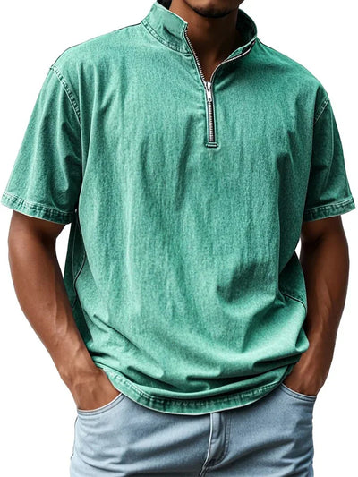Flynn® | Zip-Up Collar Shirt