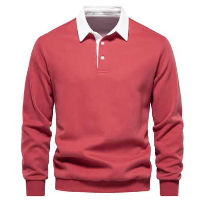 Samuel | Autumn Polo Sweatshirt