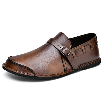 Mateo® | Buckled Leather Loafers