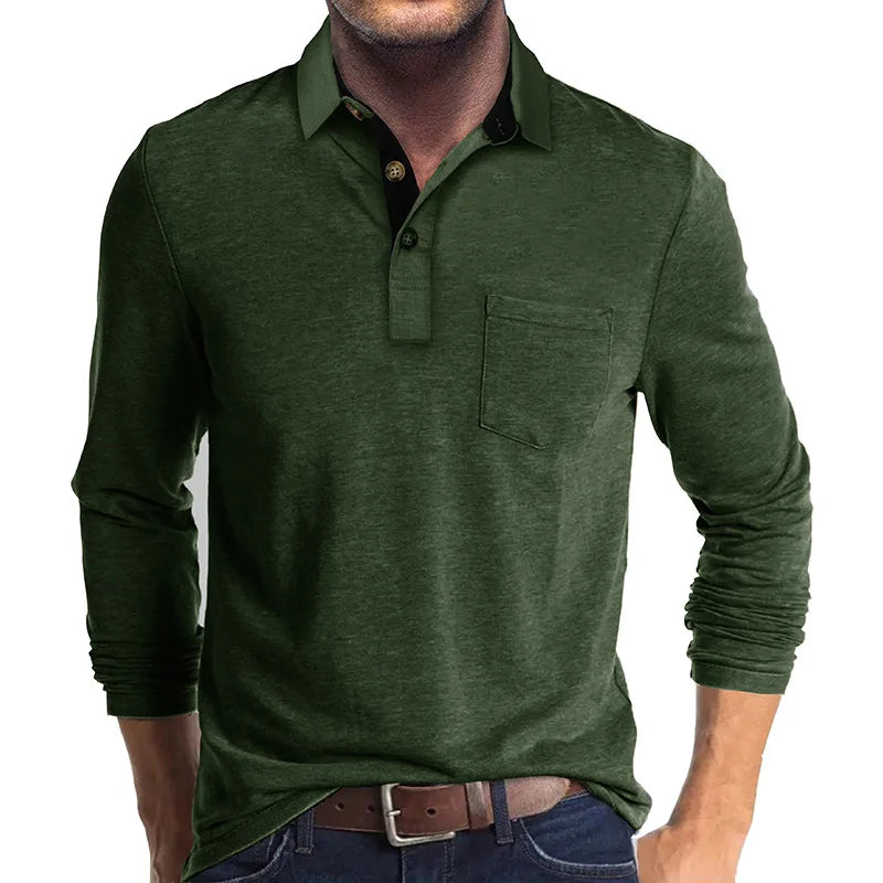 Ian® | Long Sleeve With Buttons & Chest Pocket