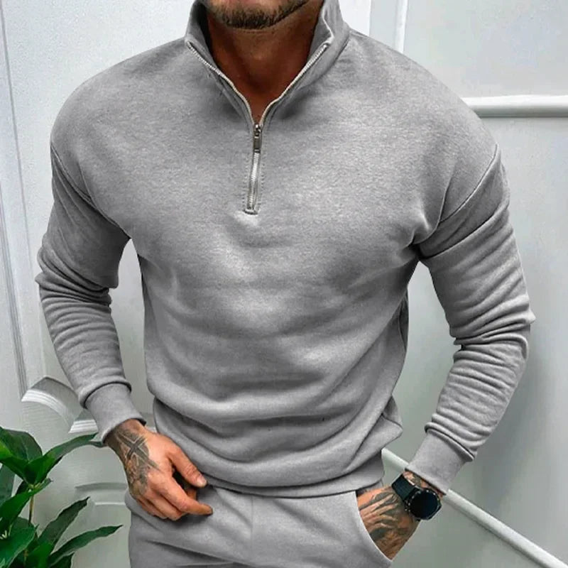 Chauncey® | Knitted Half Zip Sweater