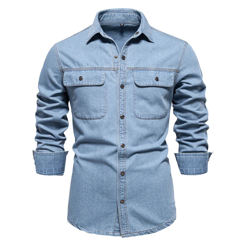 Devon® | Men'S Denim Blouse