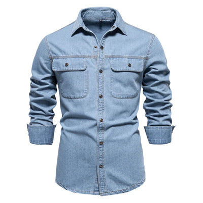Devon® | Men'S Denim Blouse