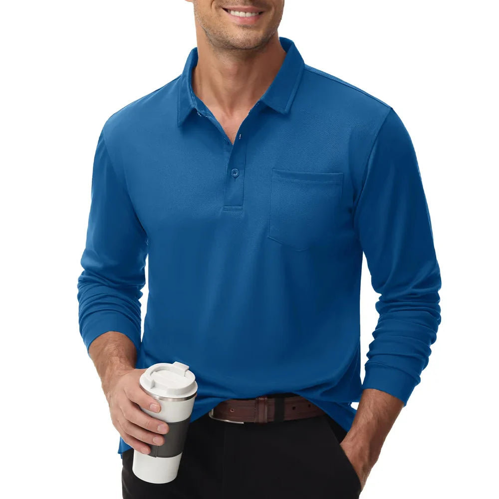 Conrad® | Men'S Polo Shirt Long Sleeves