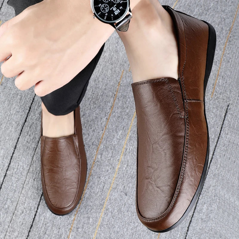 Quetzal® | Halcon Genuine Leather Loafer