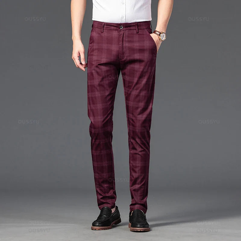 Vernon | Elegant Plaid Pants