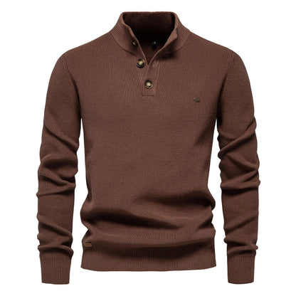 Joaquín® | Men's sweater with button design