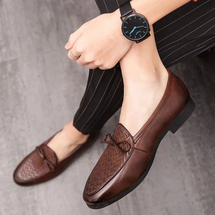 Andres® | Connor Leather Loafers