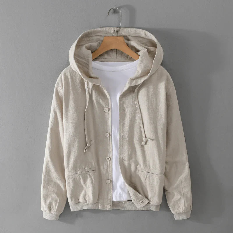 Ezra® | Linen Hoodie
