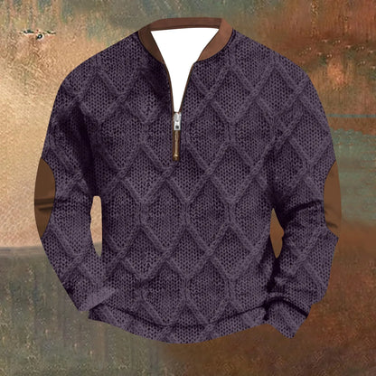 David® | Cozy vintage knit half-zip sweatshirt