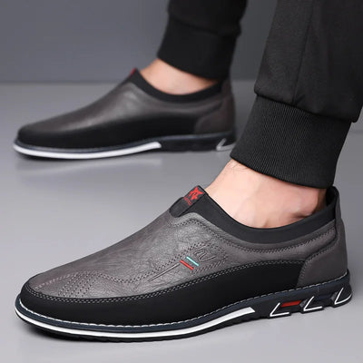 Edwin | Leather Slip-On Business Shoes