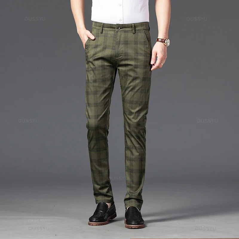 Vernon | Elegant Plaid Pants