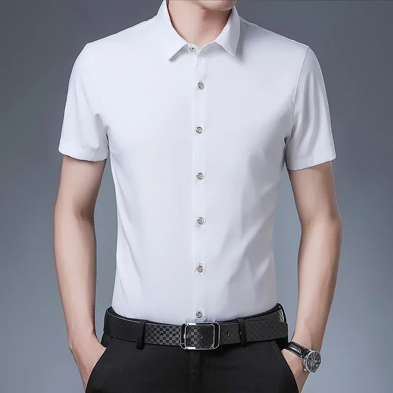 Roman | Business Casual Short-Sleeved Shirt