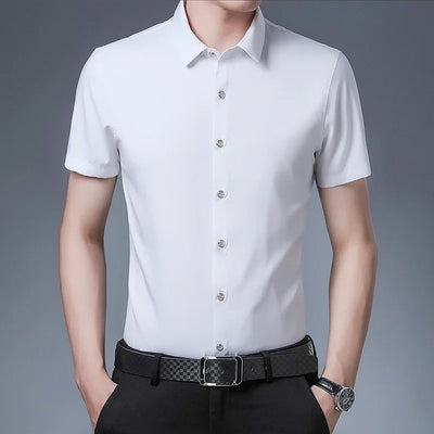 Roman | Business Casual Short-Sleeved Shirt