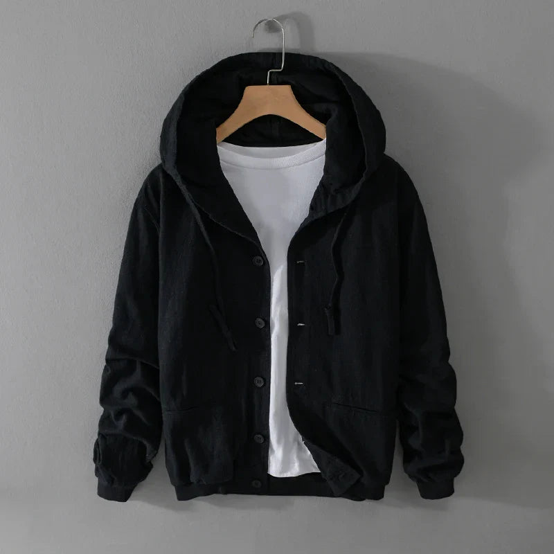 Ezra® | Linen Hoodie