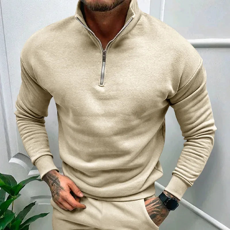 Chauncey® | Knitted Half Zip Sweater