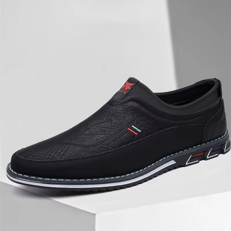 Edwin | Leather Slip-On Business Shoes