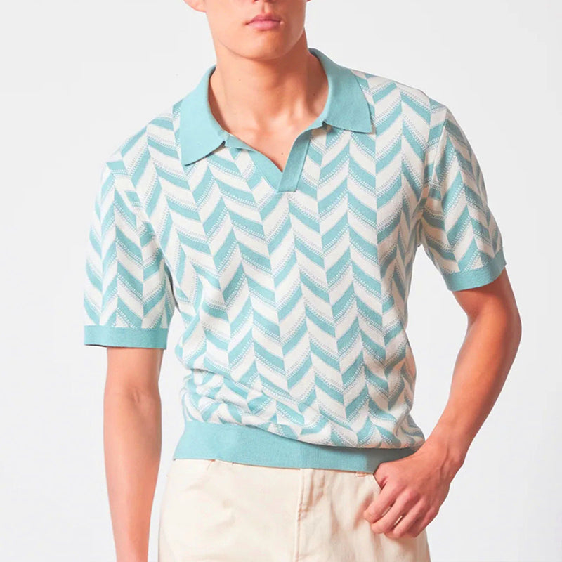 Hutch | V-neck polo shirt