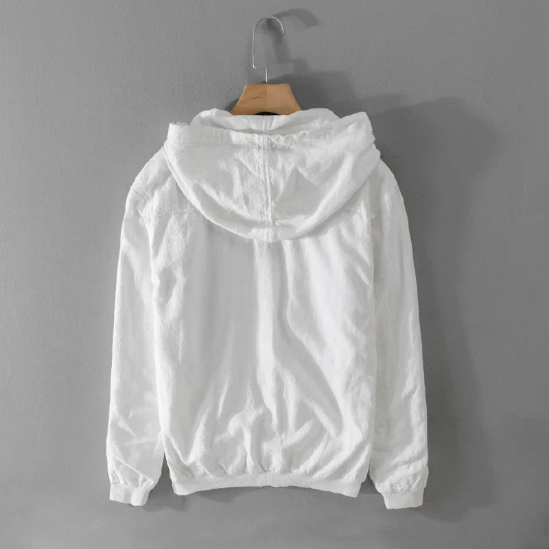 Ezra® | Linen Hoodie