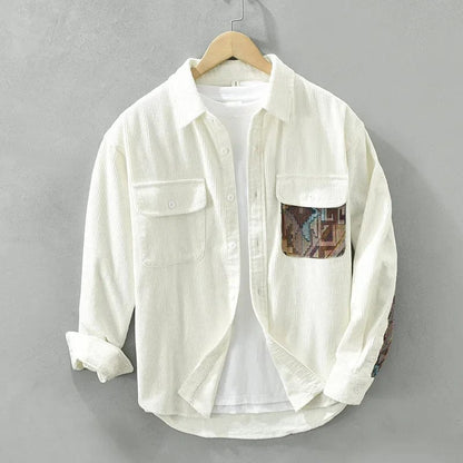 Simon® | Comfortable Shirt With Patchwork Design