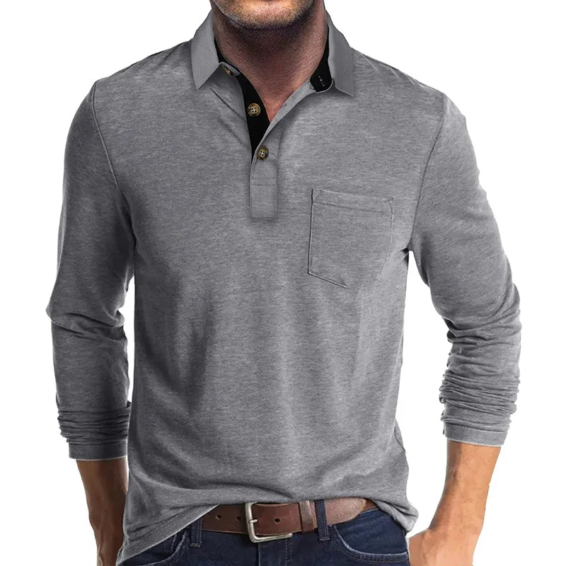 Ian® | Long Sleeve With Buttons & Chest Pocket
