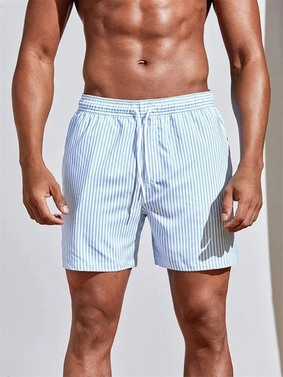Darian | Striped Swim Shorts