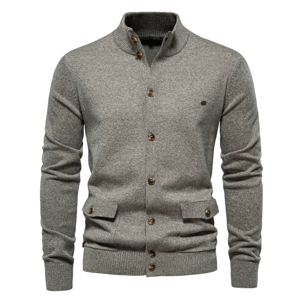 Domiciano® | Men'S Buttoned Knitted Cardigan