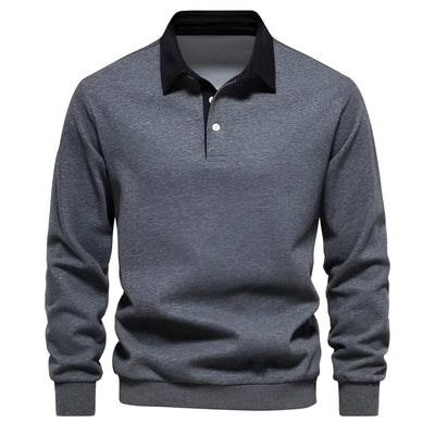 Alexander® | Stylish polo collar sweater