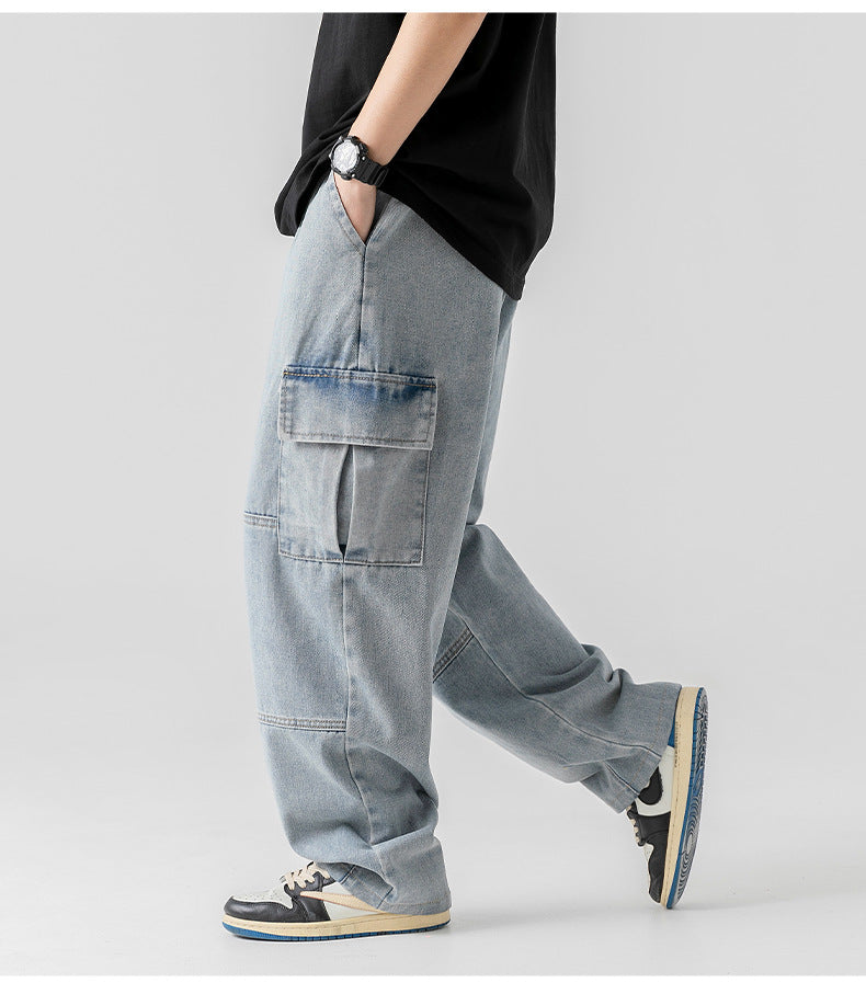 Jose® | Straight Cargo Wide Jeans