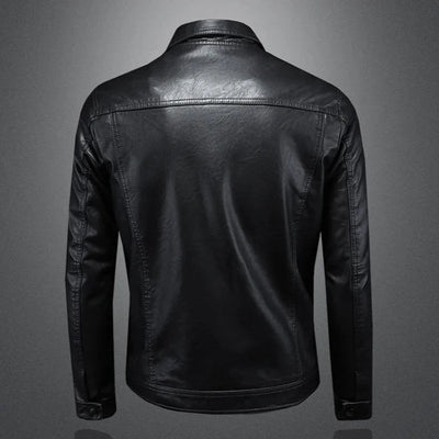 Montgomery | Fitted leather jacket