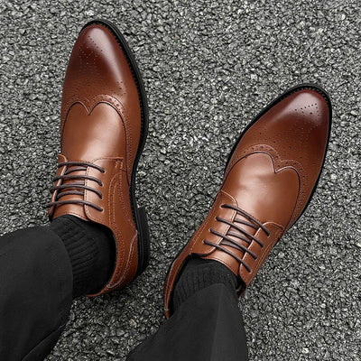 Zafar® | Pasera Genuine Leather Oxfords