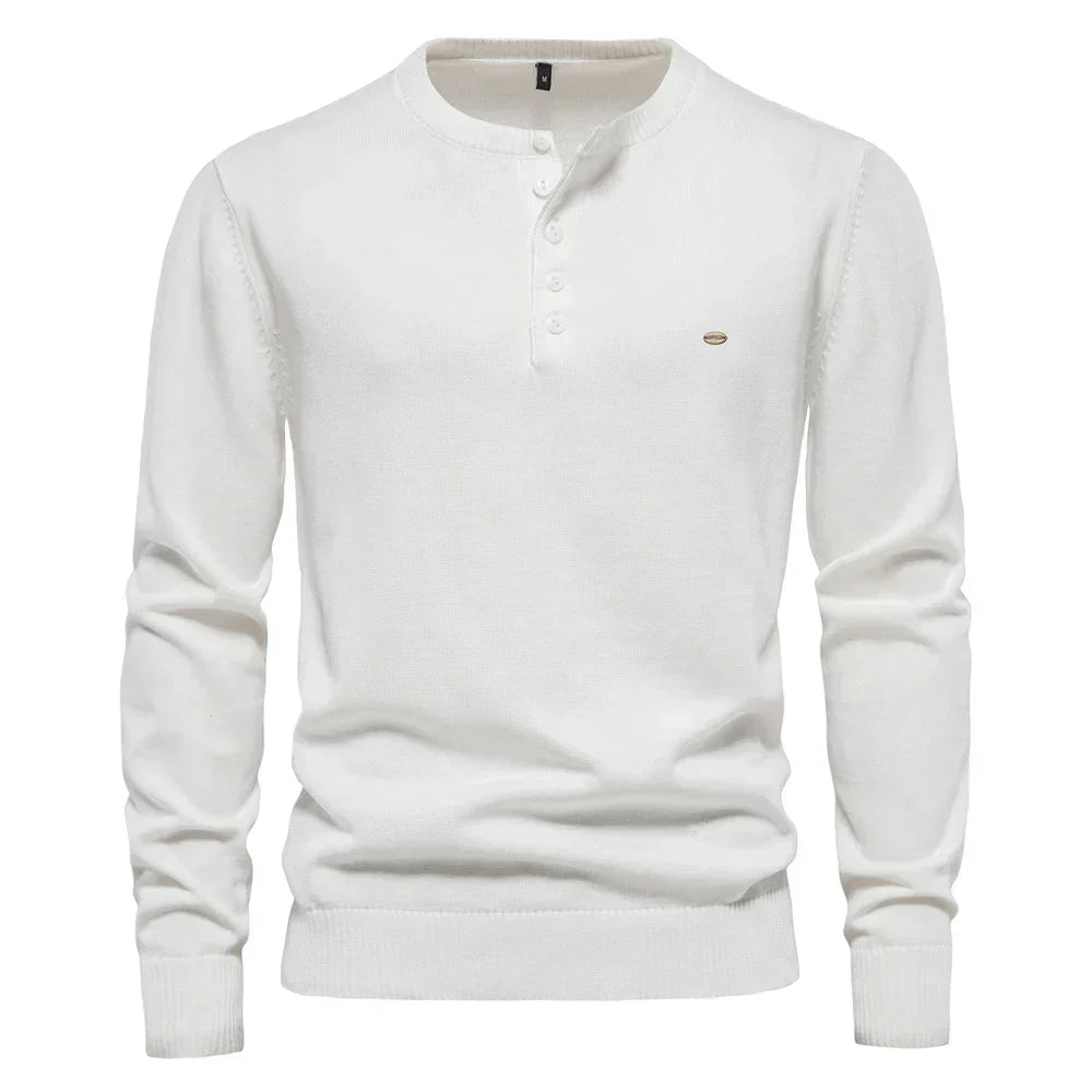 Nolan® | Men'S Casual Henley Sweater