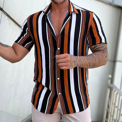Corbin | Striped Short Sleeved Summer Shirt