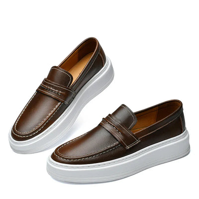 Jasper | Slip-On Leather Boat Shoes