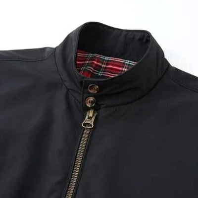 Chano | Classic bomber jacket for men with checked lining