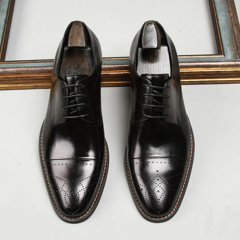 Nizar® | Darian Genuine Leather Oxfords