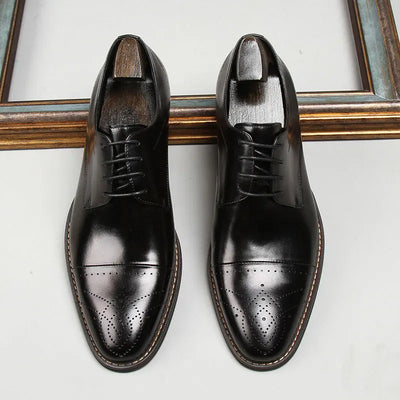 Nizar® | Darian Genuine Leather Oxfords