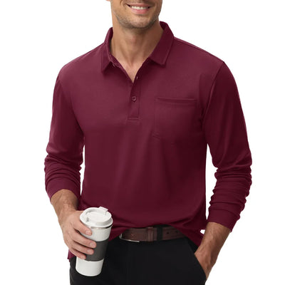 Conrad® | Men'S Polo Shirt Long Sleeves