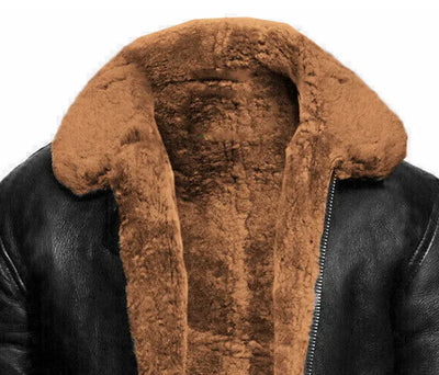 Cosme | Luxury fur-lined leather coat for men