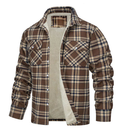 Emiliano® | Checked Shirt Jacket