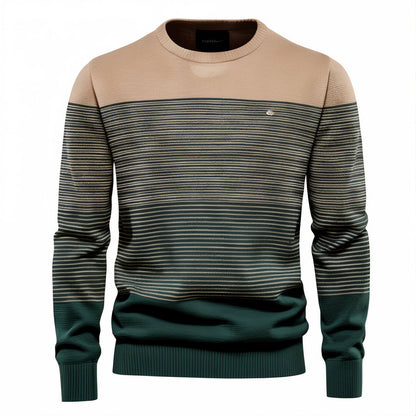 Nicolás® | Robust sweater with thin stripes