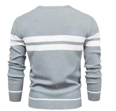 Lennon | Stylish men's sweater with herringbone pattern