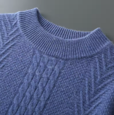 Levi | Mizar Patterned Cashmere Sweater