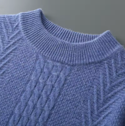 Levi | Mizar Patterned Cashmere Sweater
