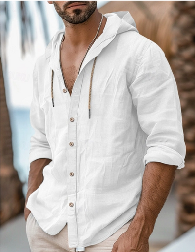 Hunter® | Linen Hoodie Shirt
