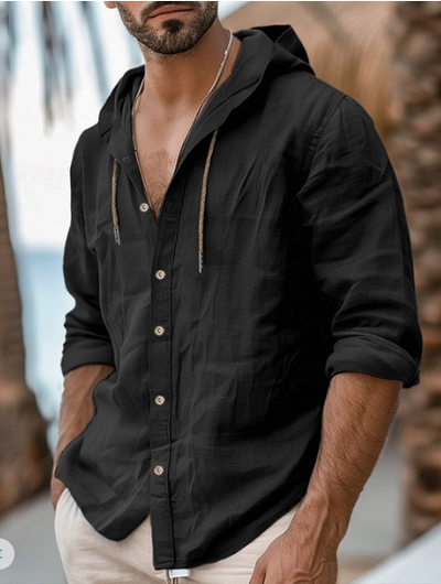 Hunter® | Linen Hoodie Shirt